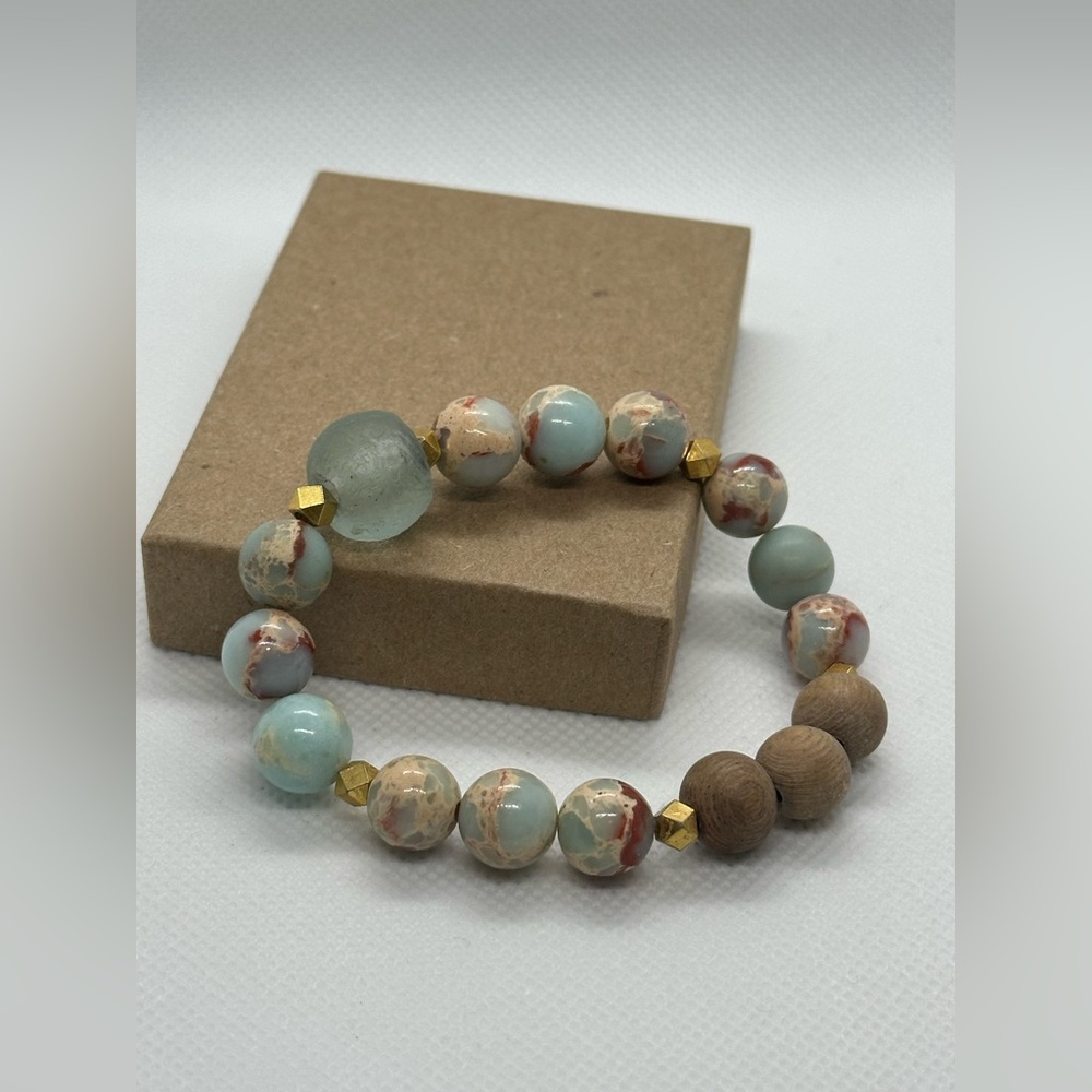 Sea Sediment ~ Best Seller Bracelet  ~ Aromatherapy ~ Essential Oil ~